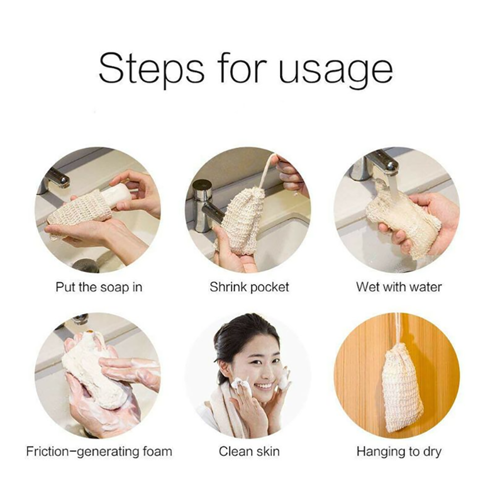 Bar Saver & Exfoliator Bag